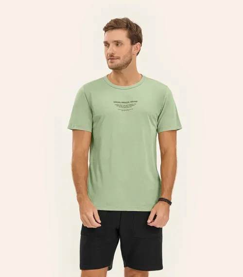 Camiseta Masculina Diametro Verde