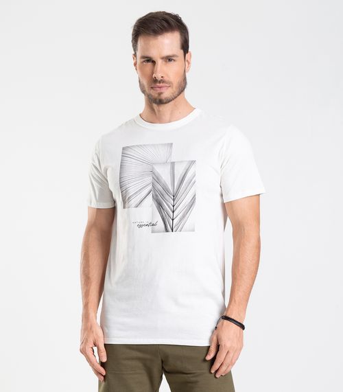 Camiseta Masculina Diametro Bege