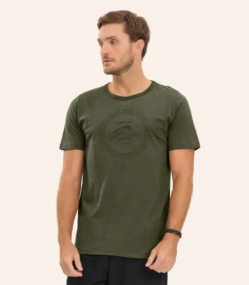Camiseta Masculina Diametro Verde