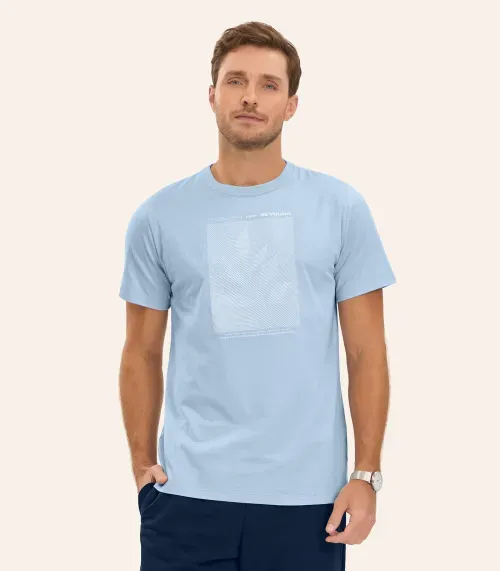 Camiseta Masculina Diametro Azul
