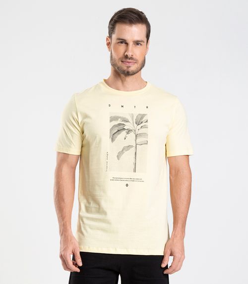 Camiseta Masculina Diametro Amarelo