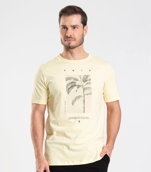 Camiseta Masculina Diametro Amarelo
