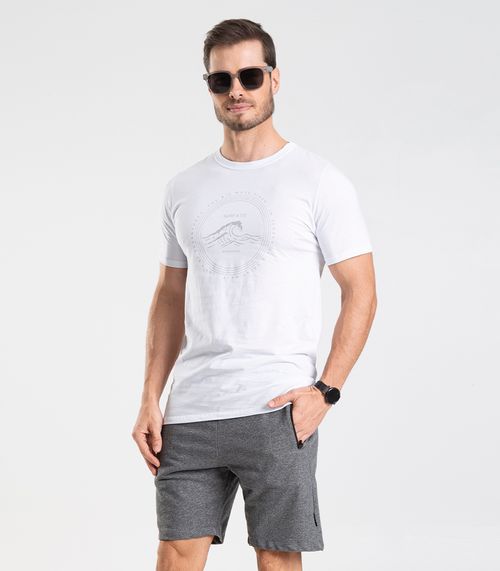 Bermuda Masculina Diametro Cinza