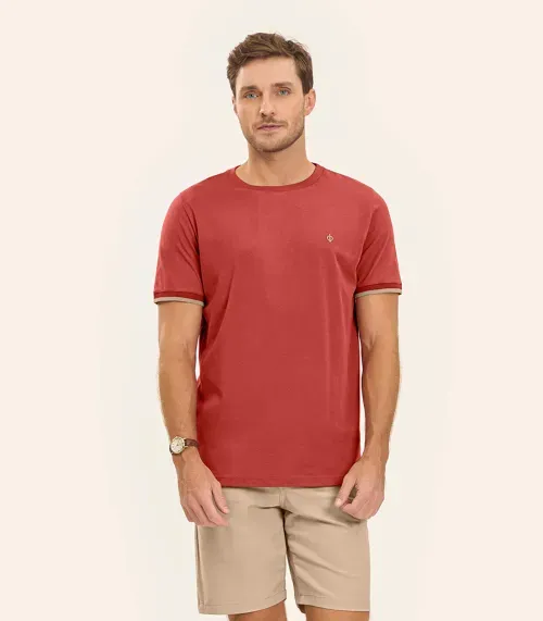 Camiseta Masculina Diametro Laranja