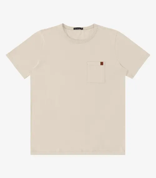 Camiseta Masculina Diametro Bege