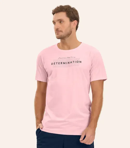 Camiseta Masculina Diametro Rosa