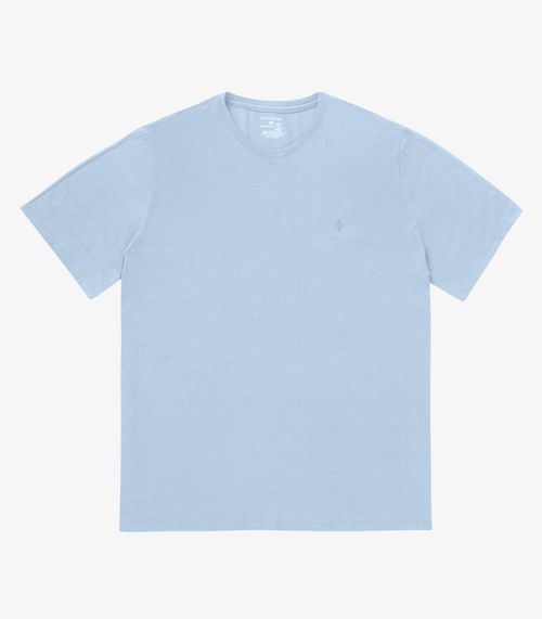 Camiseta Básica Masculina Plus Size Diametro Azul