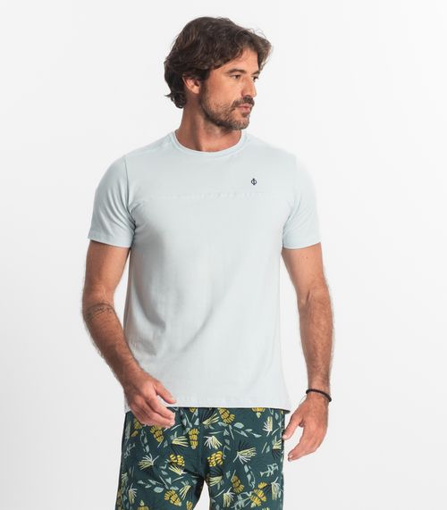 Camiseta Básica Masculina Diametro Azul