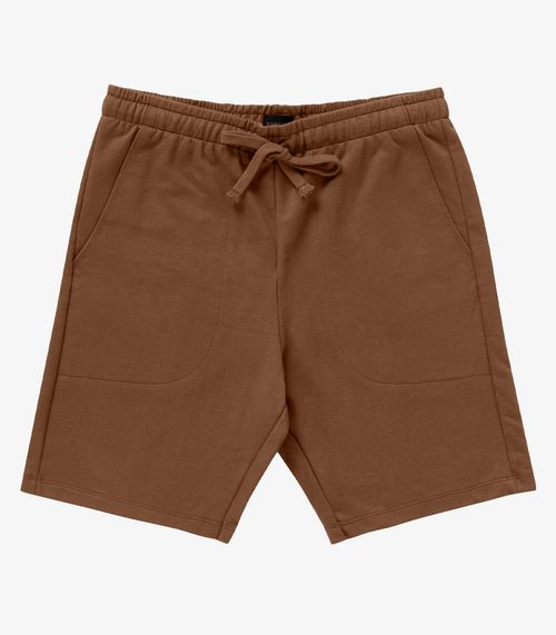 Bermuda de Moletom Masculina Diametro Marrom