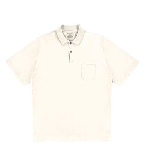 Camisa Polo Plus Size Masculina Diametro Bege