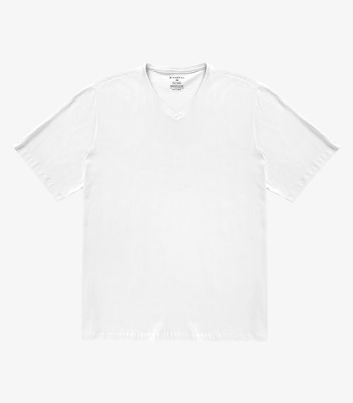 Camiseta Plus Size Masculina Diametro Branco