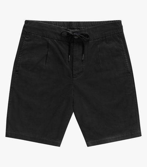 Bermuda Masculina em Linho Diametro Preto