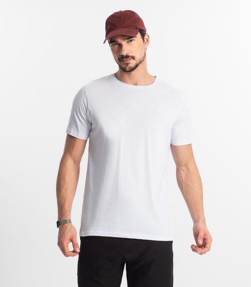 Camiseta Masculina Básica Diametro Branco