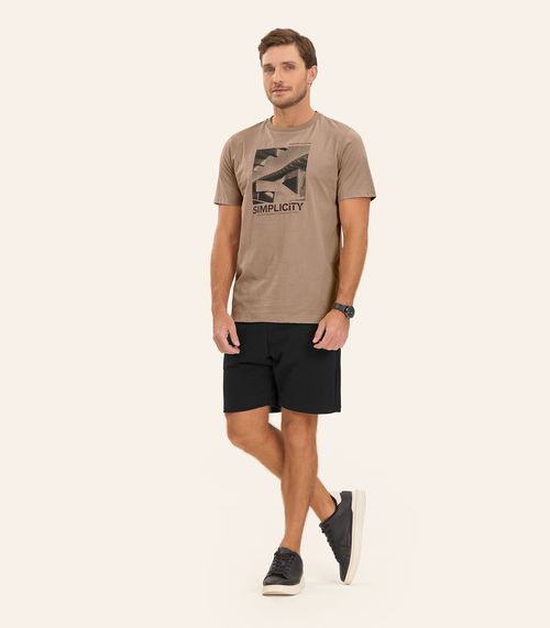 Bermuda Moletom Masculina Diametro Preto