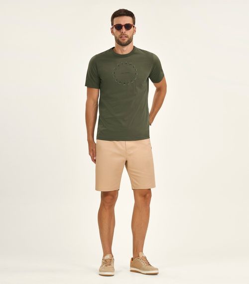 Bermuda Masculina em Sarja Diametro Marrom