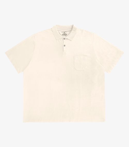 Camisa Polo Plus Size Masculina Diametro Bege