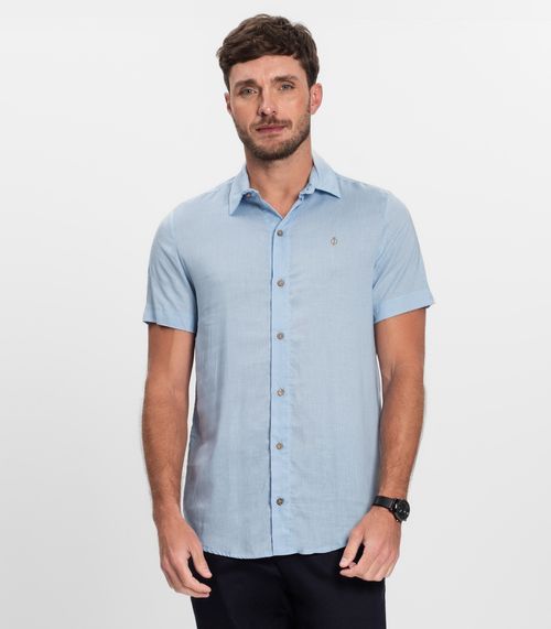 Camisa Masculina Diametro Azul