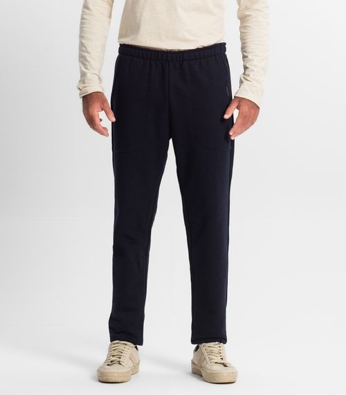 Calça Masculina Plus Size Moletom Premium Diametro Azul