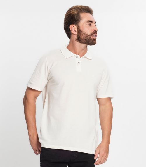 Polo Básica Masculina Diametro Bege