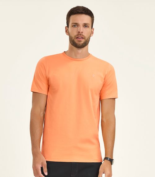 Camiseta Masculina Básica Diametro Laranja