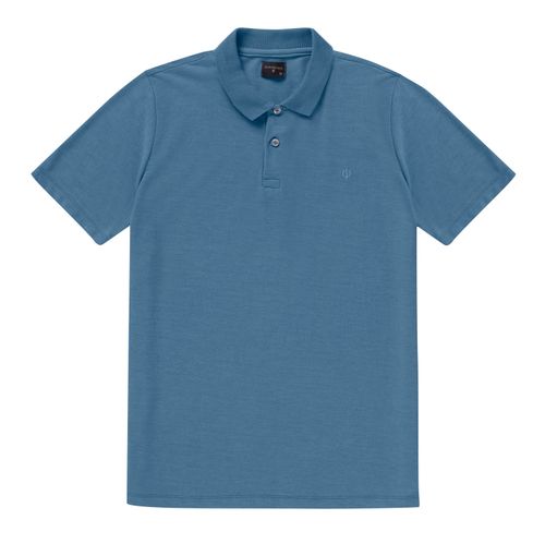 Polo Básica Masculina Diametro Azul