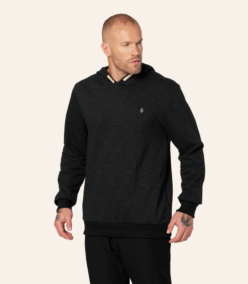 Moletom Masculino Com Capuz Diametro Preto