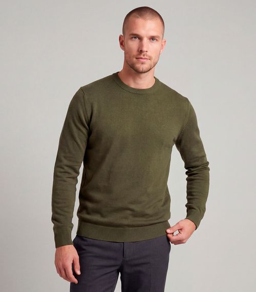 Suéter Masculino Tricot Diametro Verde