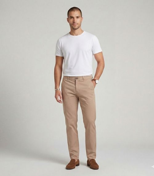 Calça Masculina Diametro Marrom
