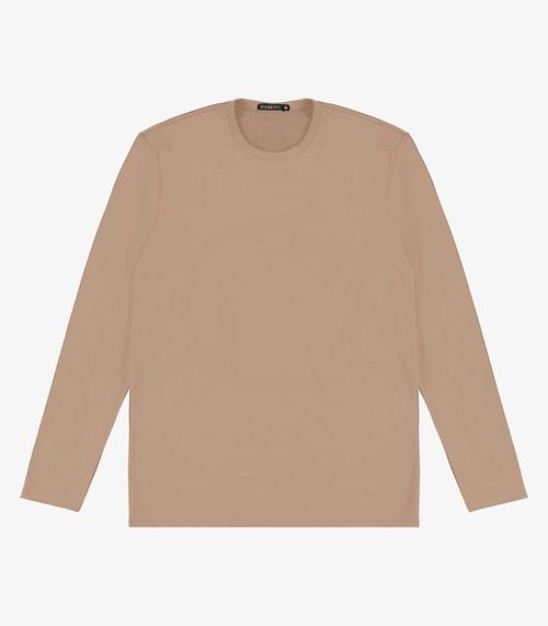 Camiseta Masculina Manga Longa Térmica Diametro Marrom