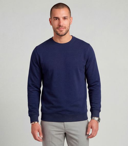 Moletom Masculino Moletom 3 Cabos Felpado Diametro Azul