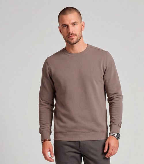 Moletom Masculino Moletom 3 Cabos Felpado Diametro Marrom
