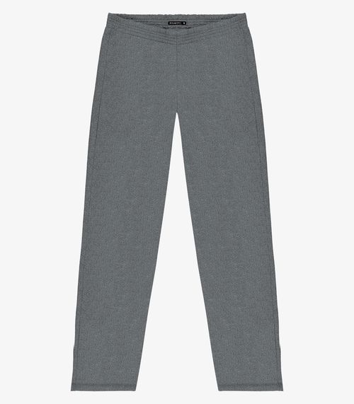 Calça Masculina Moletom Felpado Básico Diametro Cinza