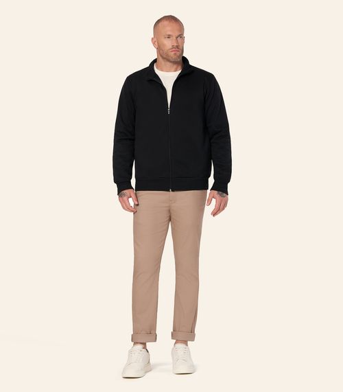 Jaqueta Masculina Moletom Felpado Diametro Preto