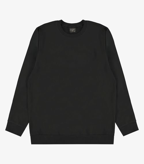 Blusão Masculino Moletom Felpado Básico Diametro Preto