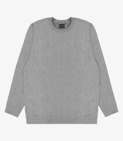 Moletom Masculino Felpado Básico Diametro Cinza