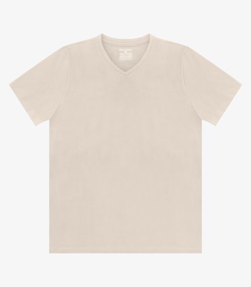 Camiseta Cotton Leve Masculina Diametro Bege