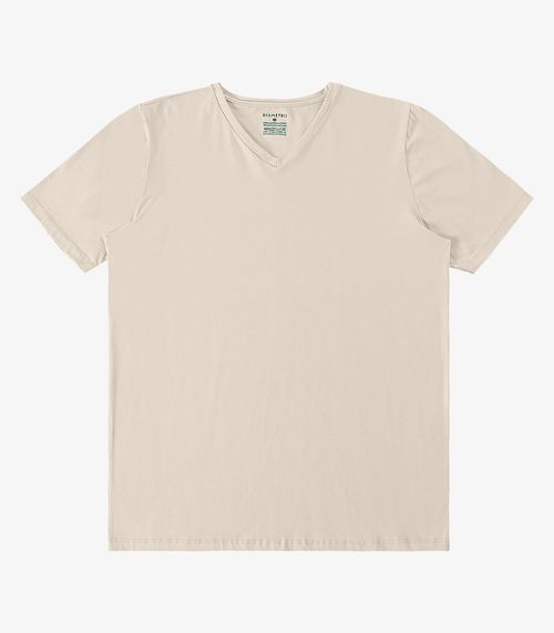 Camiseta Cotton Leve Masculina Diametro Bege