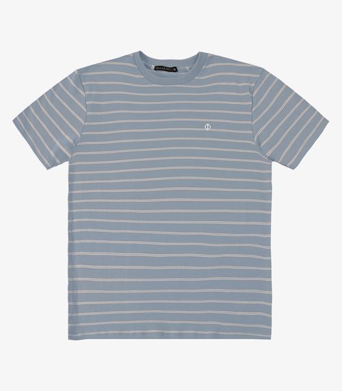 Camiseta Masculina Suedine Listrado Diametro Azul