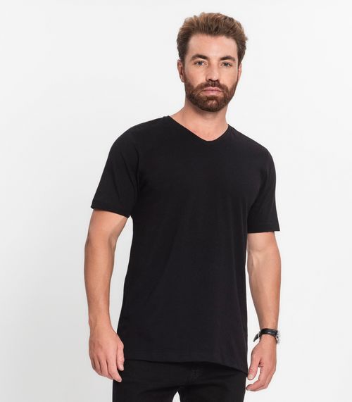 Camiseta Cotton Leve Masculina Diametro Preto