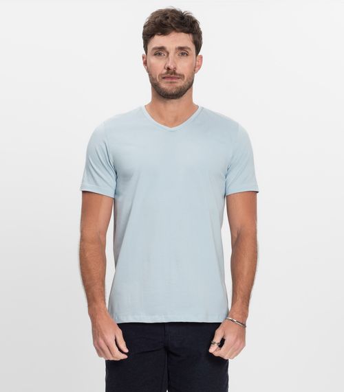 Camiseta Cotton Leve Masculina Diametro Azul
