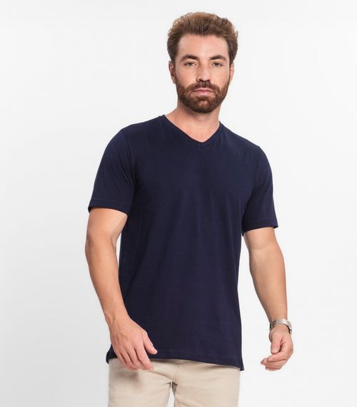 Camiseta Cotton Leve Masculina Diametro Azul