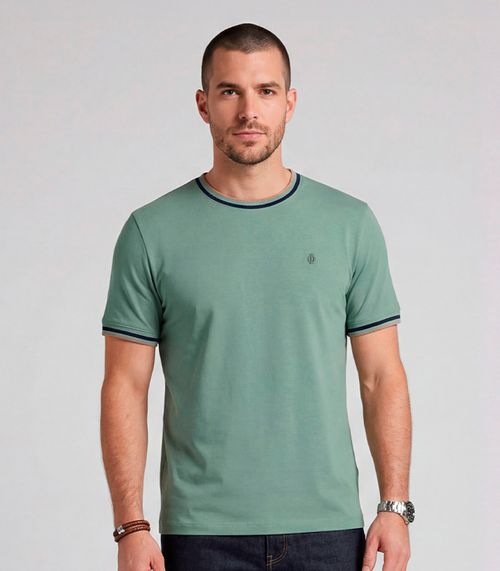 Camiseta Masculina Cotton e Retilinea Diametro Verde