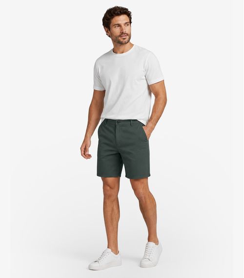 Bermuda Masculina Em Sarja Diametro Verde
