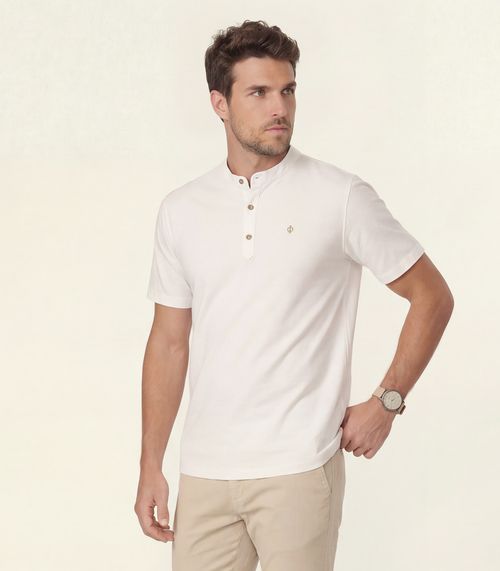 Camiseta Masculina Visco Cotton Diametro Bege