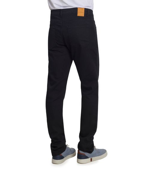 Calça Jeans Slim com Elastano Diametro Preto
